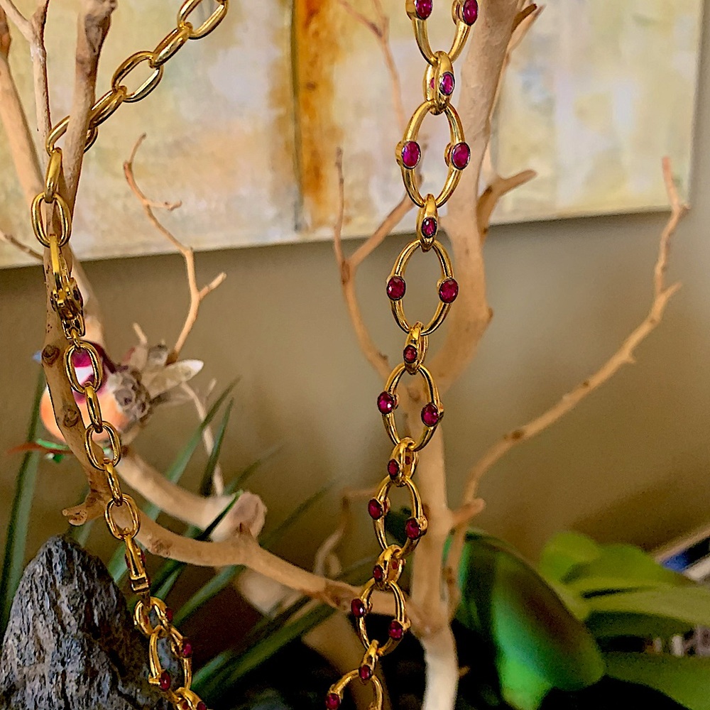 Gold plated necklace